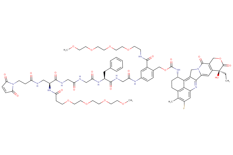 Mal-Propionyl-Dap(m-PEG4)-Gly-Gly-Phe-Gly-PAB(m-PEG4)-Exatecan