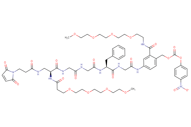 Mal-Propionyl-Dap(m-PEG4)-Gly-Gly-Phe-Gly-PAB(m-PEG4)-PNP