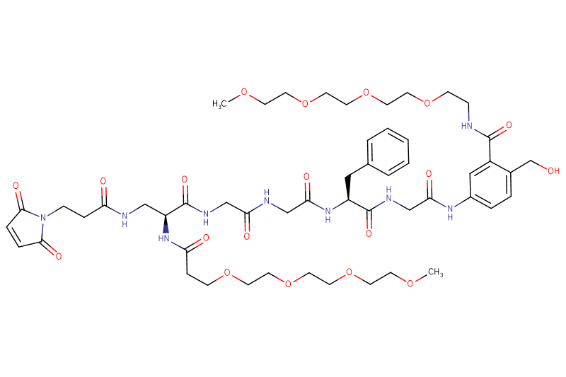 Mal-Propionyl-Dap(m-PEG4)-Gly-Gly-Phe-Gly-PAB(m-PEG4)