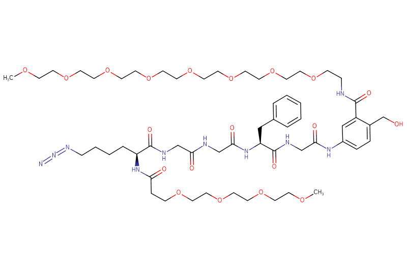 Azide-Lys(m-PEG4)-Gly-Gly-Phe-Gly-PAB(m-PEG8)