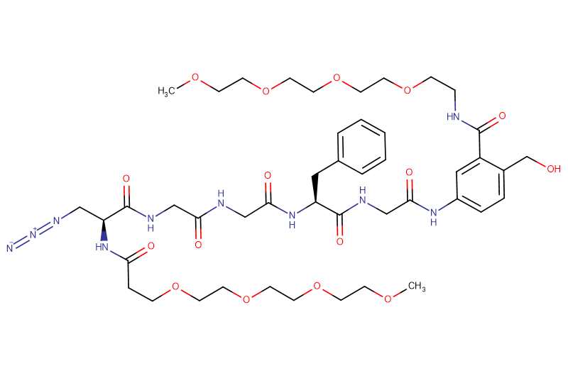 Azide-Dap(m-PEG4)-Gly-Gly-Phe-Gly-PAB(m-PEG4)
