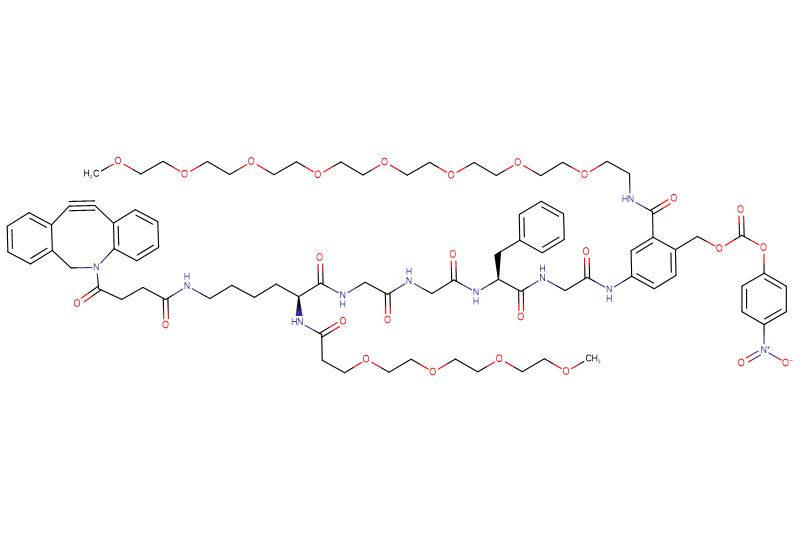 DBCO-Lys(m-PEG4)-Gly-Gly-Phe-Gly-PAB(m-PEG8)-PNP