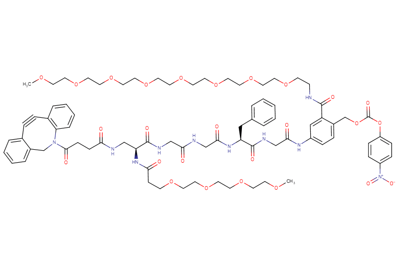 DBCO-Dap(m-PEG4)-Gly-Gly-Phe-Gly-PAB(m-PEG8)-PNP