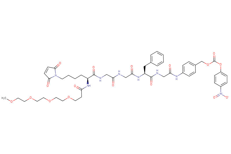 Mal-Lys(m-PEG4)-Gly-Gly-Phe-Gly-PAB-PNP