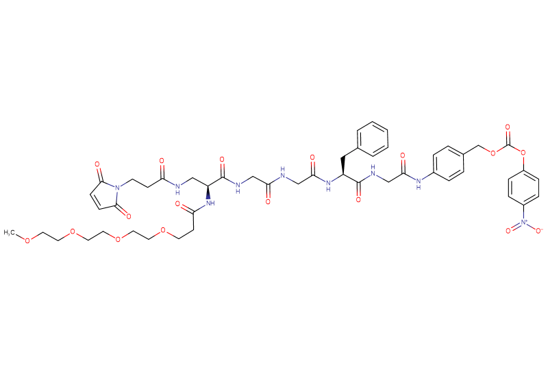 Mal-Propionyl-Dap(m-PEG4)-Gly-Gly-Phe-Gly-PAB-PNP