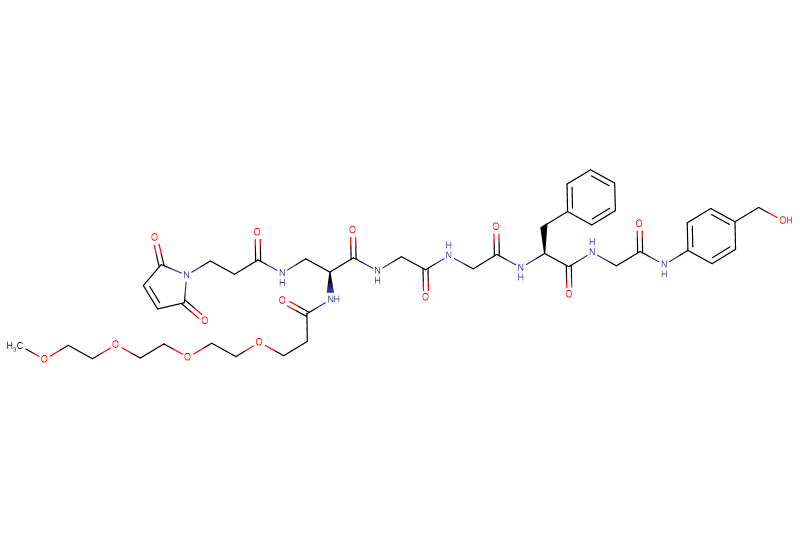 Mal-Propionyl-Dap(m-PEG4)-Gly-Gly-Phe-Gly-PAB