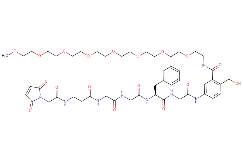 Mal-Acetyl-Beta-Ala-Gly-Gly-Phe-Gly-PAB(m-PEG8)