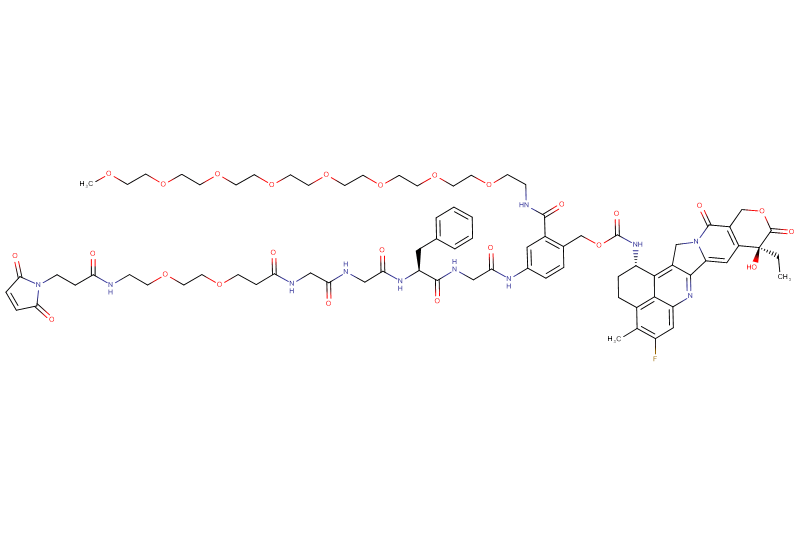 Mal-Propionyl-PEG2-Gly-Gly-Phe-Gly-PAB(m-PEG8)-Exatecan