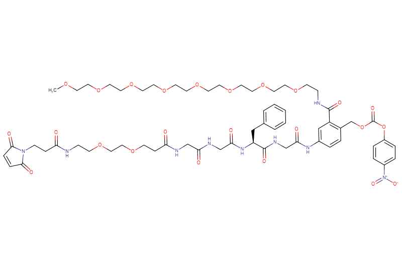 Mal-Propionyl-PEG2-Gly-Gly-Phe-Gly-PAB(m-PEG8)-PNP