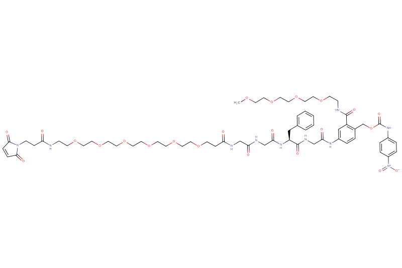 Mal-Propionyl-PEG6-Gly-Gly-Phe-Gly-PAB(m-PEG4)-PNP