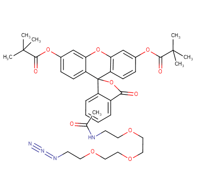 5(6)-FAM PEG3 azide protected