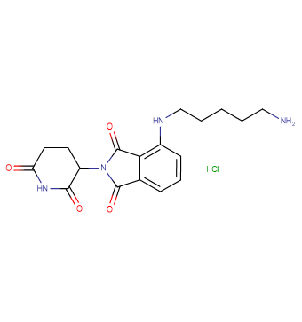 Pomalidomide-C5-amine HCl