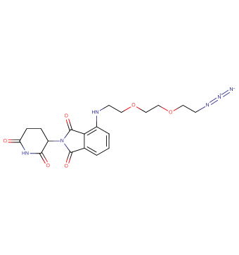 Pomalidomide-PEG2-C2-azide