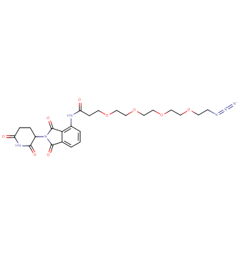 Pomalidomide-CO-PEG4-C2-azide