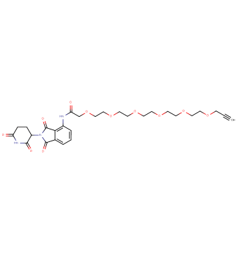 Pomalidomide-acetamido-O-PEG5-propargyl