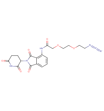 Pomalidomide-acetamido-O-PEG1-C2-azide