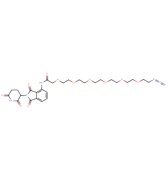 Pomalidomide-acetamido-O-PEG5-C2-azide