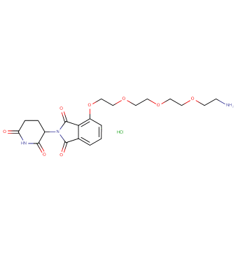 Thalidomide-O-PEG3-C2-amine HCl