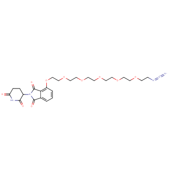 Thalidomide-O-PEG5-C2-azide