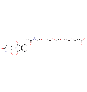 Thalidomide-O-acetamido-PEG4-C2-acid