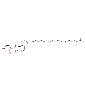 Thalidomide-O-acetamido-PEG5-C2-acid
