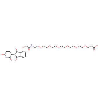 Thalidomide-O-acetamido-PEG6-C2-acid