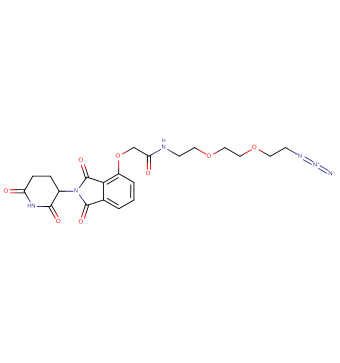 Thalidomide-O-acetamido-PEG2-C2-azide