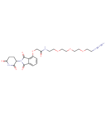 Thalidomide-O-acetamido-PEG3-C2-azide