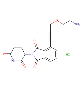 Thalidomide-propargyl-O-C2-amine HCl