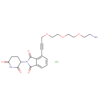 Thalidomide-propargyl-O-PEG2-C2-amine HCl