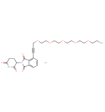 Thalidomide-propargyl-O-PEG4-C2-amine HCl