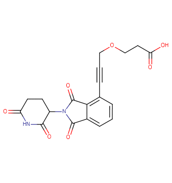 Thalidomide-propargyl-O-C2-acid