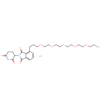 Thalidomide-C3-O-PEG4-C2-amine HCl