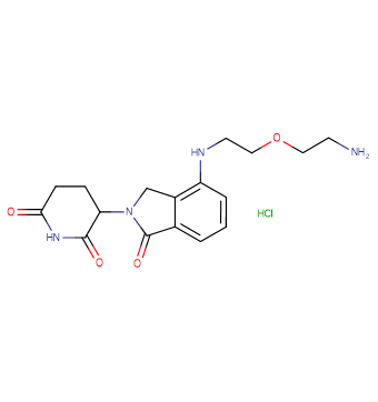 Lenalidomide-PEG1-C2-amine HCl