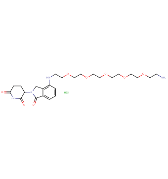 Lenalidomide-PEG5-C2-amine HCl