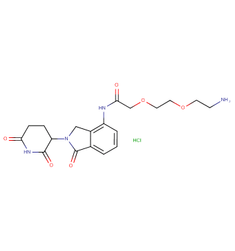 Lenalidomide-acetamido-O-PEG1-C2-amine HCl