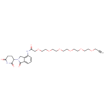 Lenalidomide-acetamido-O-PEG5-propargyl