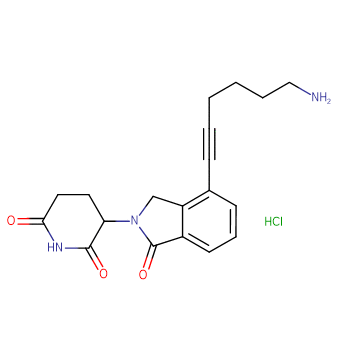 Phthalimidinoglutarimide-propargyl-C3-amine HCl
