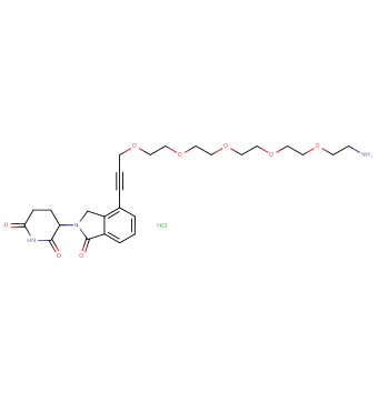 Phthalimidinoglutarimide-propargyl-O-PEG4-C2-amine HCl