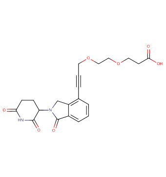 Phthalimidinoglutarimide-propargyl-O-PEG1-C2-acid
