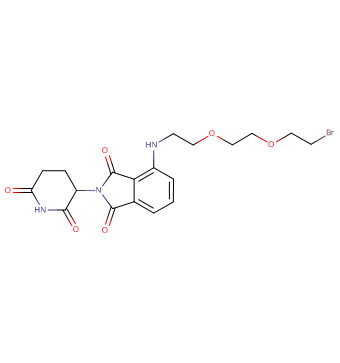 Pomalidomide-PEG2-C2-Br