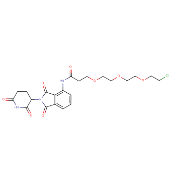 Pomalidomide-CO-PEG3-C2-Cl