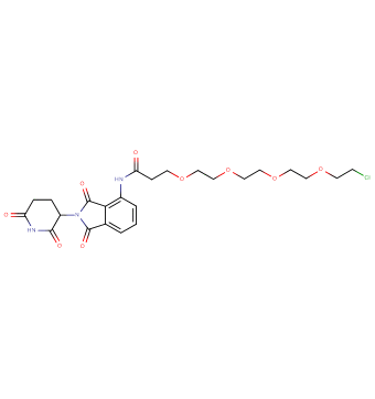 Pomalidomide-CO-PEG4-C2-Cl