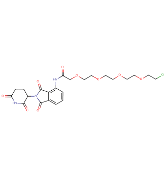 Pomalidomide-acetamido-O-PEG3-C2-Cl