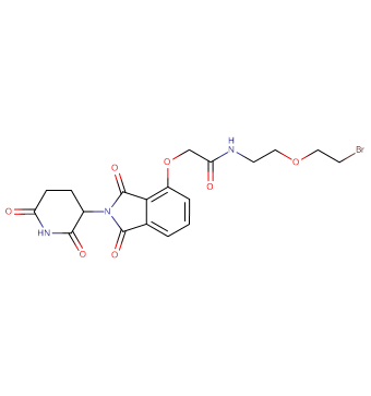 Thalidomide-O-acetamido-PEG1-C2-Br