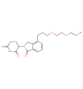 Phthalimidinoglutarimide-C3-O-PEG1-C2-Br