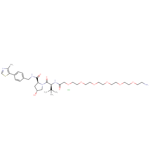 (S,R,S)-AHPC-acetamido-O-PEG5-C2-amine HCl