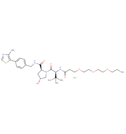 (S,R,S)-AHPC-CO-PEG3-C2-amine HCl