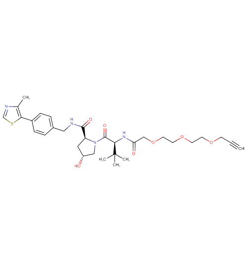 (S,R,S)-AHPC-acetamido-O-PEG2-propargyl