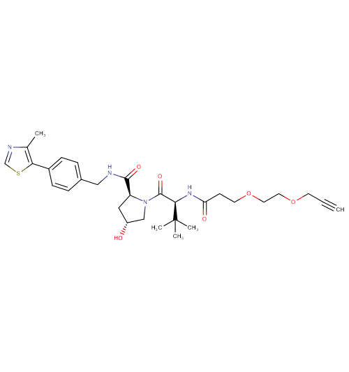 (S,R,S)-AHPC-CO-PEG2-propargyl
